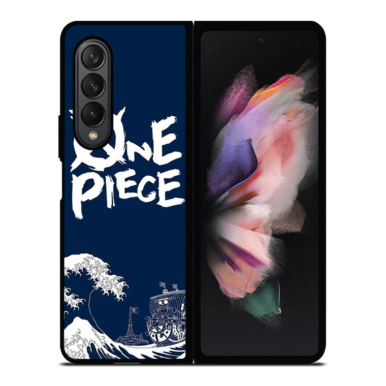 ONE PIECE BLUE ART Samsung Galaxy Z Fold 3 Case Cover