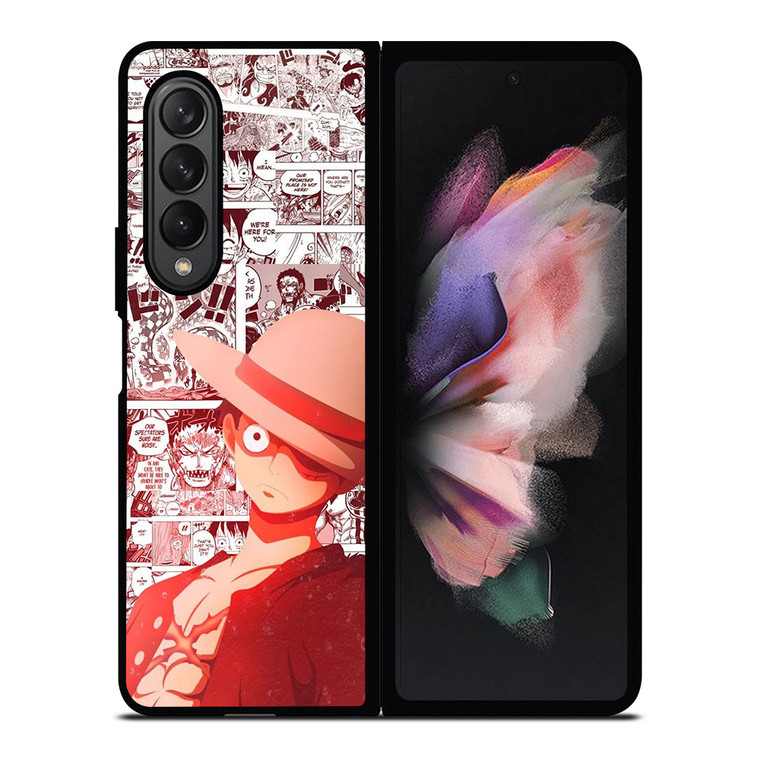 ONE PIECE LUFFY COMIC Samsung Galaxy Z Fold 3 Case Cover