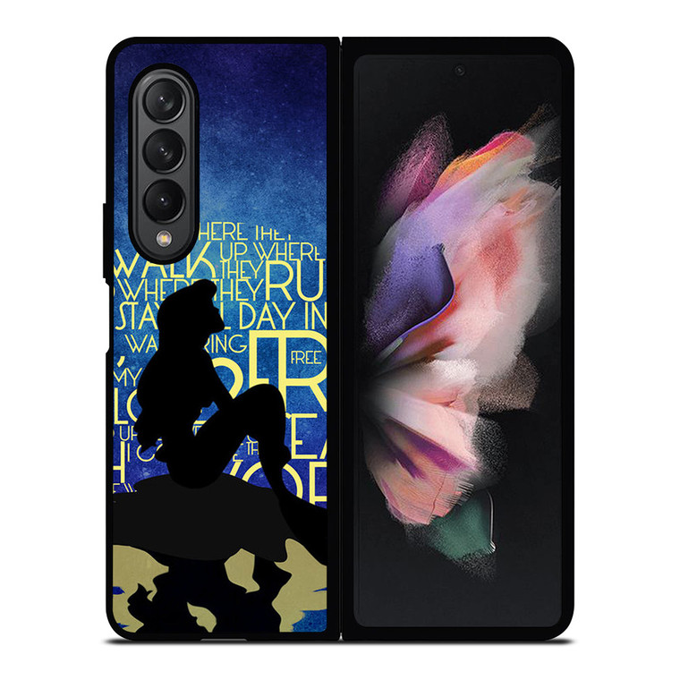 PART OF YOUR WORLD ARIEL LITTLE MERMAID Samsung Galaxy Z Fold 3 Case Cover