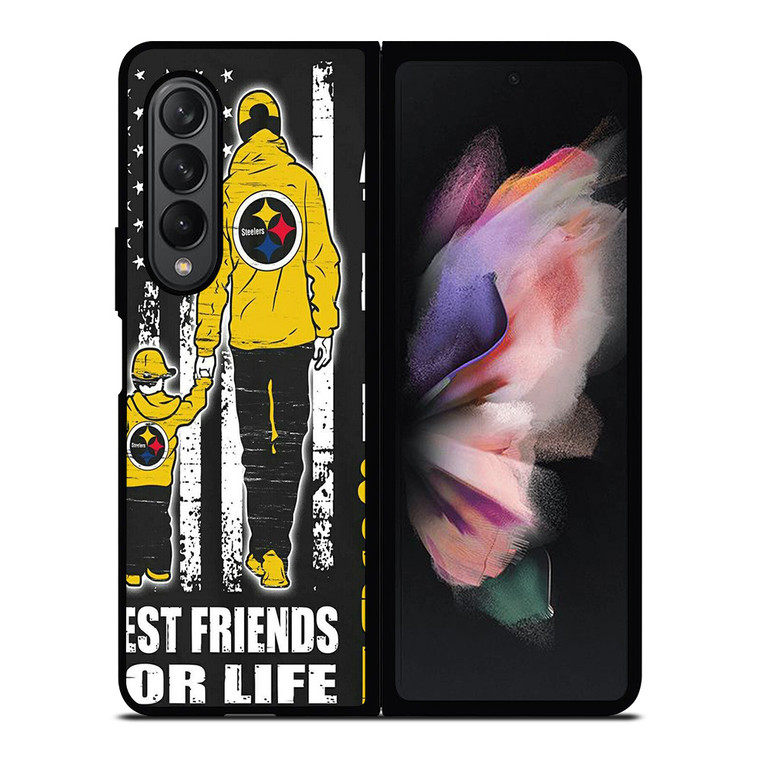 PITTSBURGH STEELERS FATHER AND SON Samsung Galaxy Z Fold 3 Case Cover