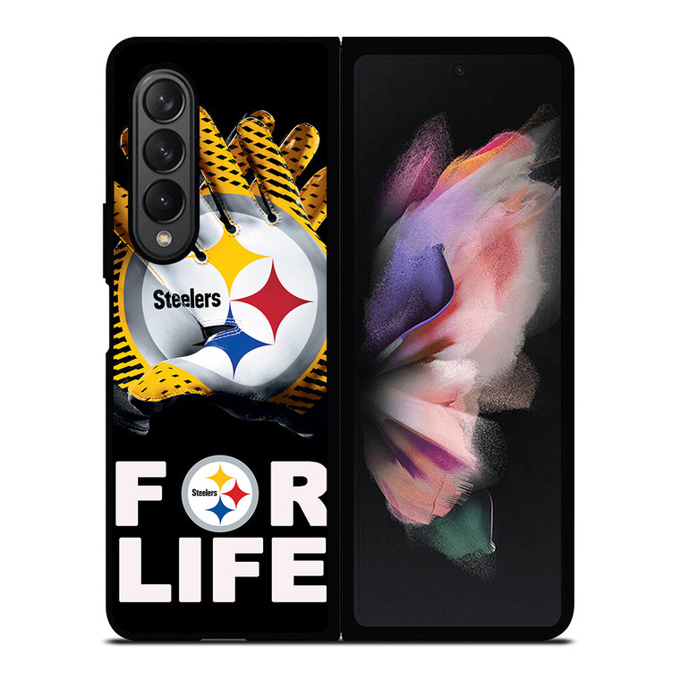 PITTSBURGH STEELERS FOR LIFE Samsung Galaxy Z Fold 3 Case Cover