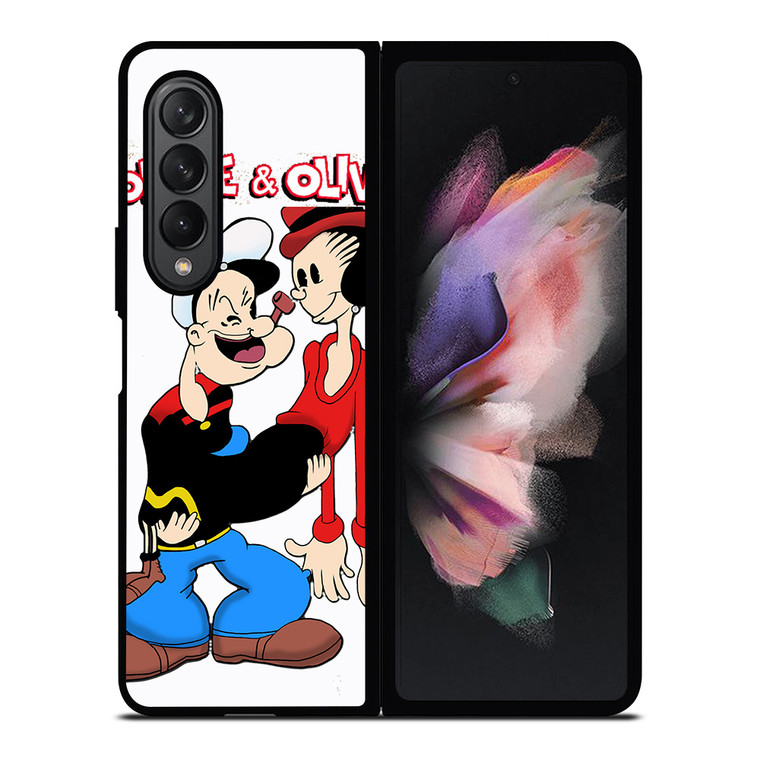 POPEYE AND OLIVE In Love Samsung Galaxy Z Fold 3 Case Cover POPEYE AND OLIVE In Love Samsung Galaxy Z Fold 3 Case Cover