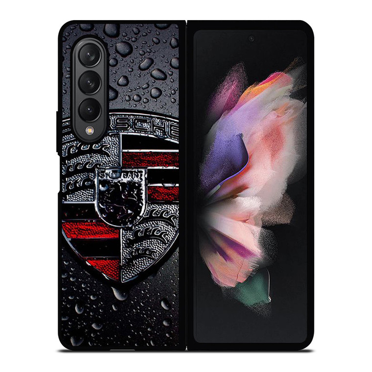 PORSCHE LOGO 2 Samsung Galaxy Z Fold 3 Case Cover PORSCHE LOGO 2 Samsung Galaxy Z Fold 3 Case Cover