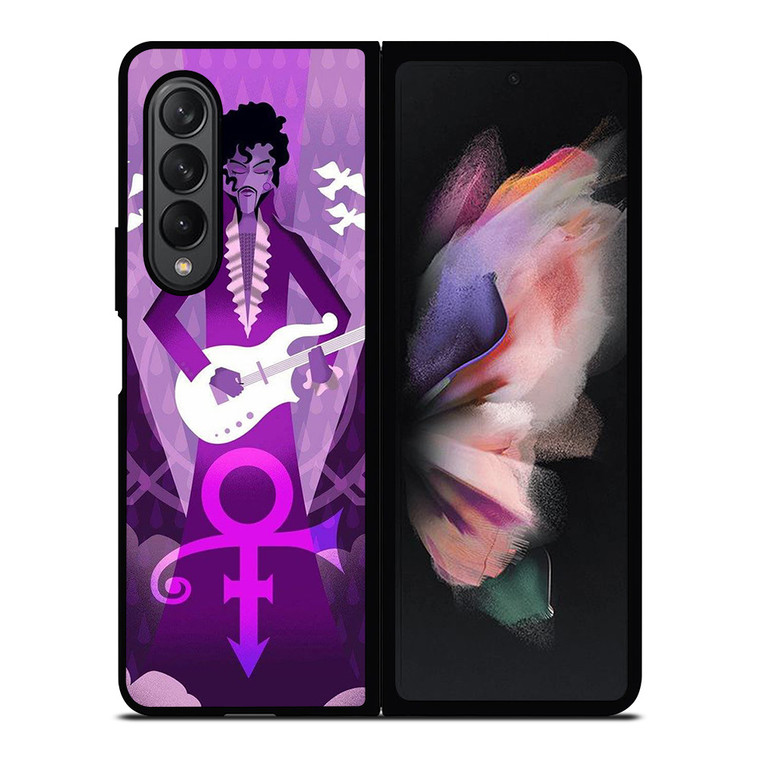 PRINCE PURPLE RAIN CARTOON Samsung Galaxy Z Fold 3 Case Cover