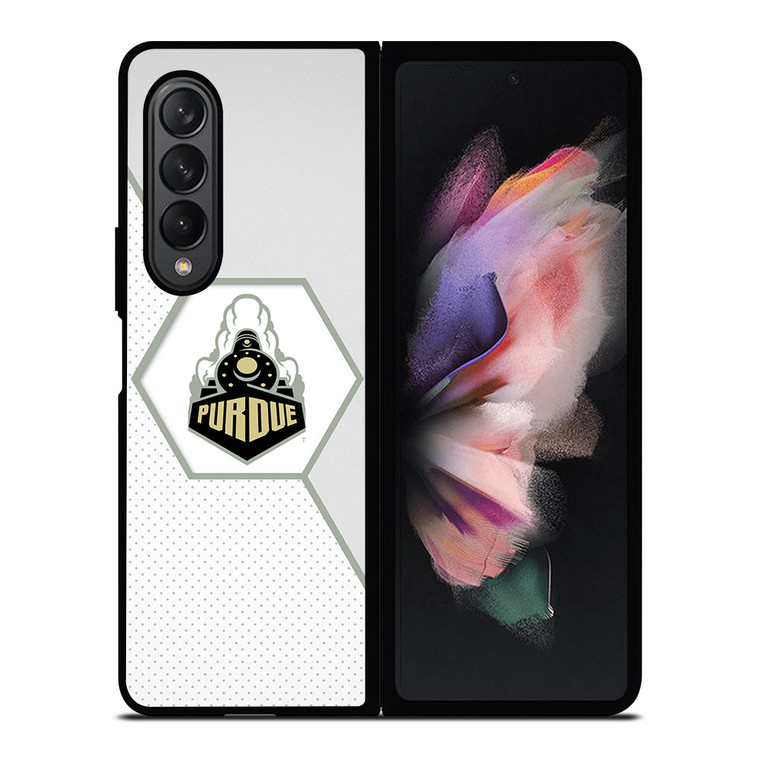 PURDUE UNIVERSITY BASKETBALL ICON Samsung Galaxy Z Fold 3 Case Cover