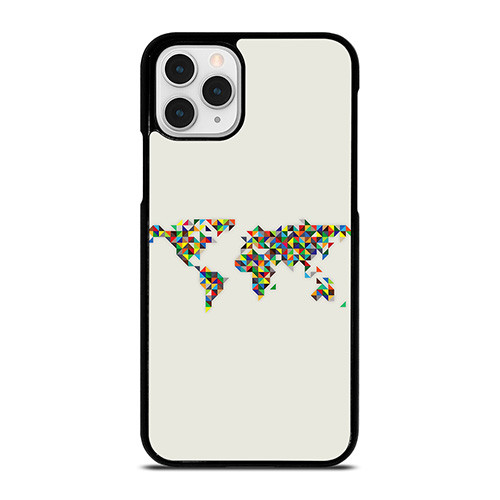 MINIMALISTIC WORLD MAP iPhone 11 Pro Case