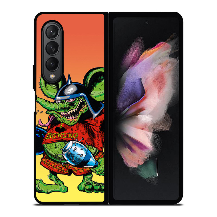 RAT FINK HOT Samsung Galaxy Z Fold 3 Case Cover RAT FINK HOT Samsung Galaxy Z Fold 3 Case Cover