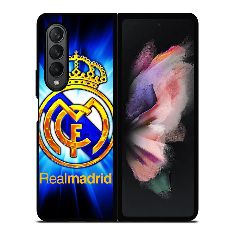 REAL MADRID BLUE Samsung Galaxy Z Fold 3 Case Cover REAL MADRID BLUE Samsung Galaxy Z Fold 3 Case Cover