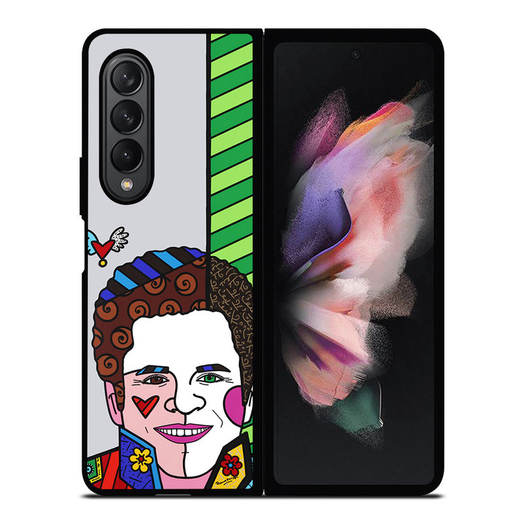ROMERO BRITTO ART Samsung Galaxy Z Fold 3 Case Cover ROMERO BRITTO ART Samsung Galaxy Z Fold 3 Case Cover