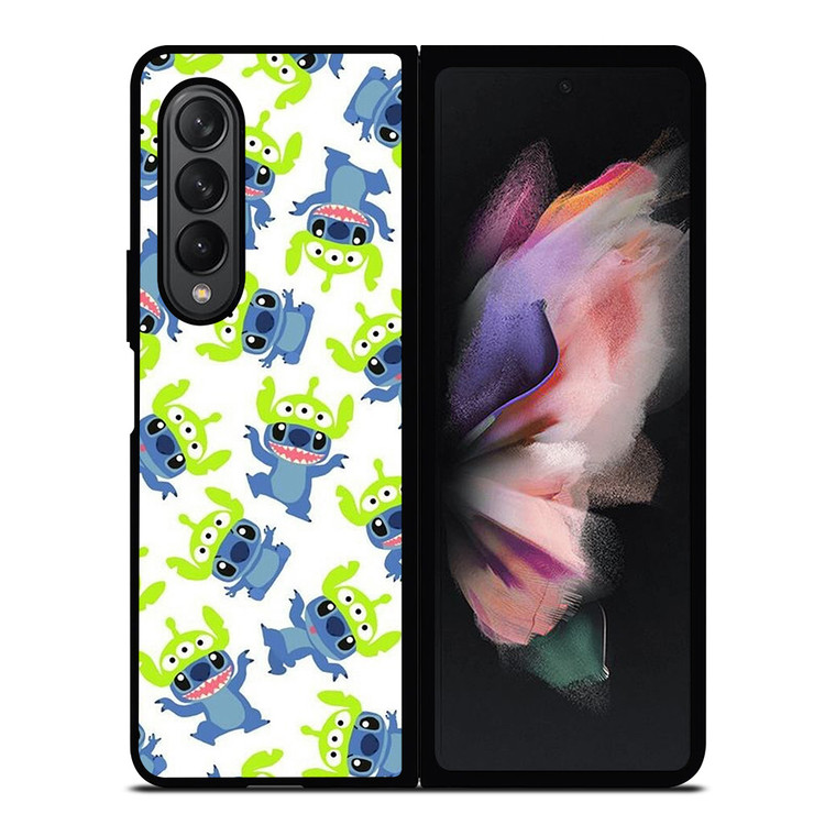STITCH ALIEN COLLAGE Samsung Galaxy Z Fold 3 Case Cover