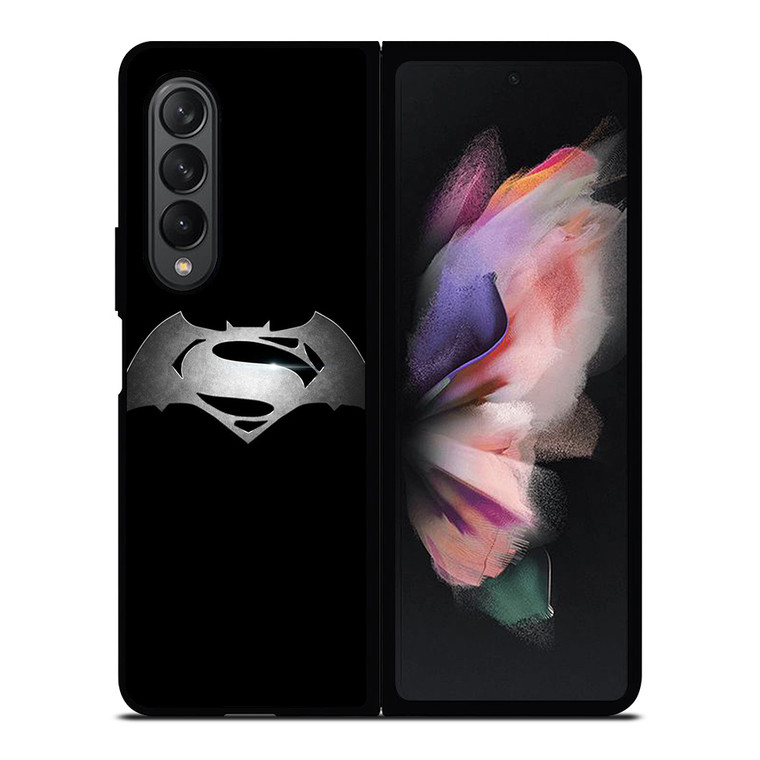 SUPERHEROES SUPERMAN VS BATMAN ICON Samsung Galaxy Z Fold 3 Case Cover