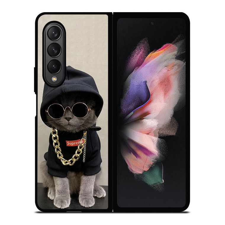 SUPREME HYPER BEAST CAT Samsung Galaxy Z Fold 3 Case Cover SUPREME HYPER BEAST CAT Samsung Galaxy Z Fold 3 Case Cover
