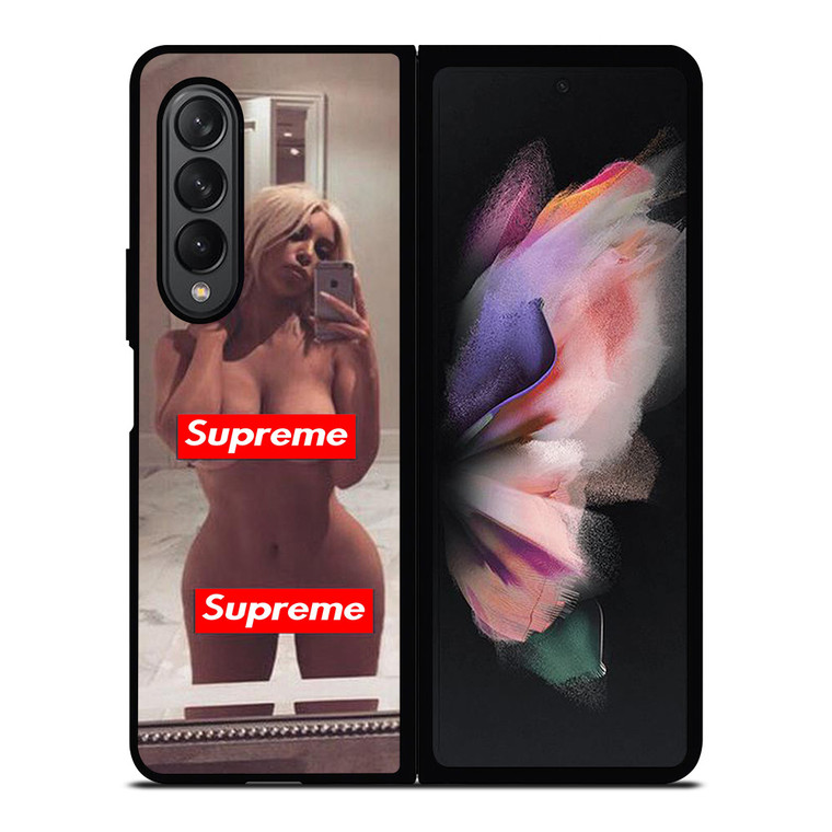 SUPREME KIM KARDASHIAN Samsung Galaxy Z Fold 3 Case Cover