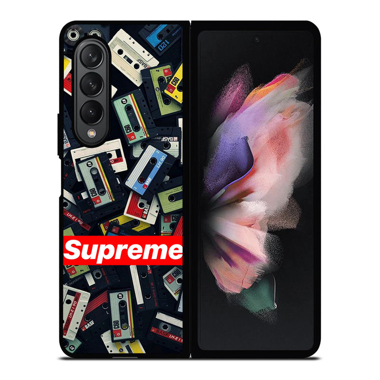 SUPREME LOGO TAPE WALKMAN Samsung Galaxy Z Fold 3 Case Cover