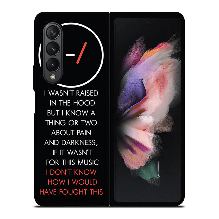 TWENTY ONE PILOTS LYRIC Samsung Galaxy Z Fold 3 Case Cover