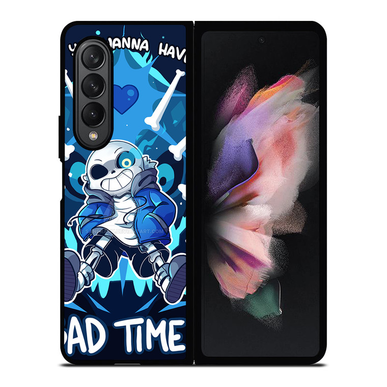 UNDERTALE SANS BAD TIME Samsung Galaxy Z Fold 3 Case Cover