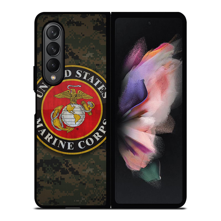 US MARINE CORPS USMC 3 Samsung Galaxy Z Fold 3 Case Cover