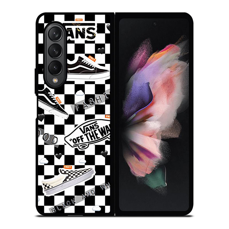 VANS OFF THE WALL SHOES COLLAGE Samsung Galaxy Z Fold 3 Case Cover VANS OFF THE WALL SHOES COLLAGE Samsung Galaxy Z Fold 3 Case Cover