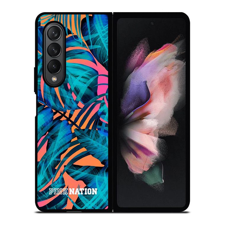 VICTORIA'S SECRET FLORAL PINK 2 Samsung Galaxy Z Fold 3 Case Cover