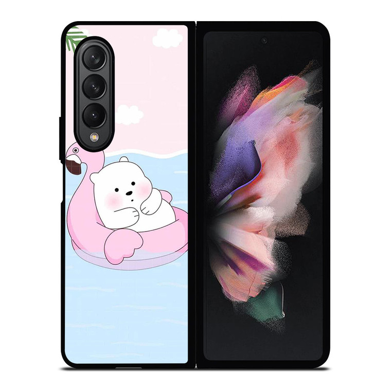 WE BARE BEARS ICE BEARS SUMMER Samsung Galaxy Z Fold 3 Case Cover