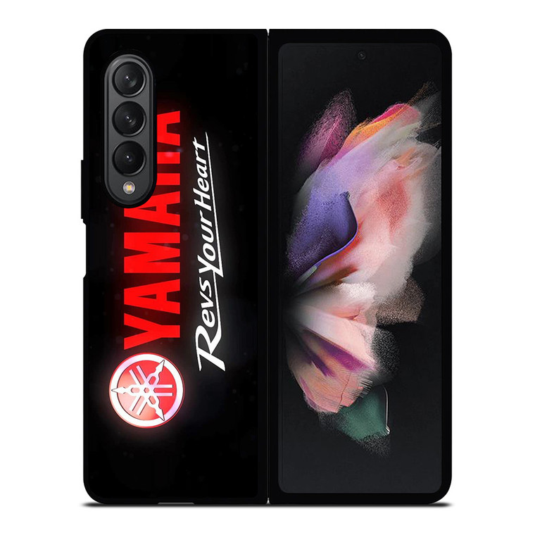 YAMAHA LOGO REVS YOUR HEART Samsung Galaxy Z Fold 3 Case Cover