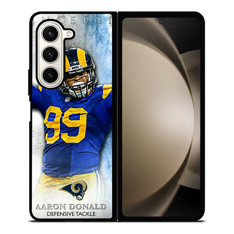 AARON DONALD RAMS Samsung Galaxy Z Fold 5 Case Cover