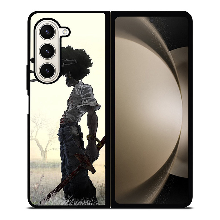 AFRO SAMURAI NINJA Samsung Galaxy Z Fold 5 Case Cover AFRO SAMURAI NINJA Samsung Galaxy Z Fold 5 Case Cover
