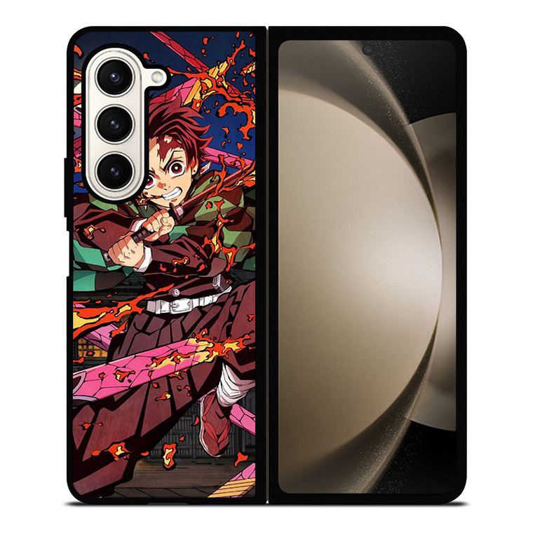 ANIME MANGA DEMON SLAYER TANJIRO KAMADO Samsung Galaxy Z Fold 5 Case Cover