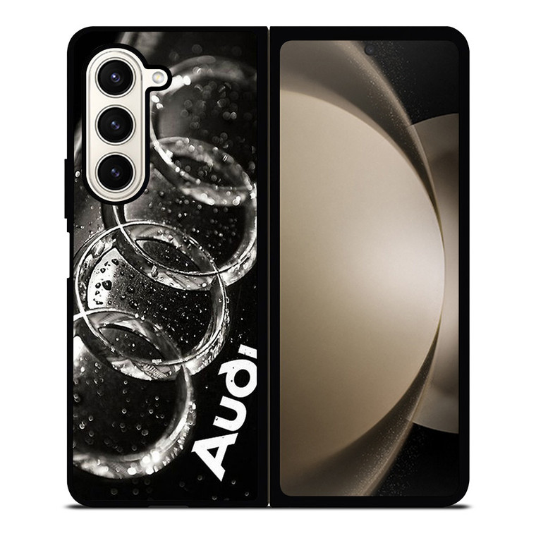 AUDI LOGO AFTER RAIN Samsung Galaxy Z Fold 5 Case Cover