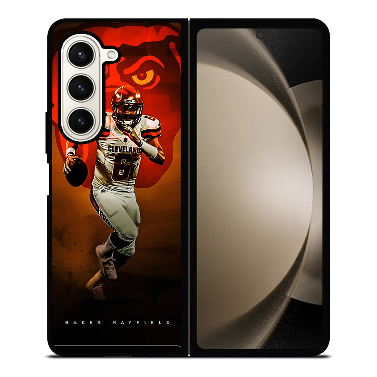 BAKER MAYFIELD CLEVELAND BROWNS Samsung Galaxy Z Fold 5 Case Cover