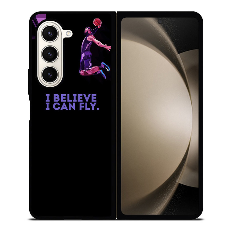 BASKETBALL I BELIEVE I CAN FLY Samsung Galaxy Z Fold 5 Case Cover