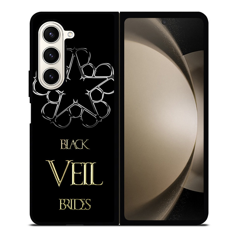 BLACK VEIL BRIDES GOLD Samsung Galaxy Z Fold 5 Case Cover