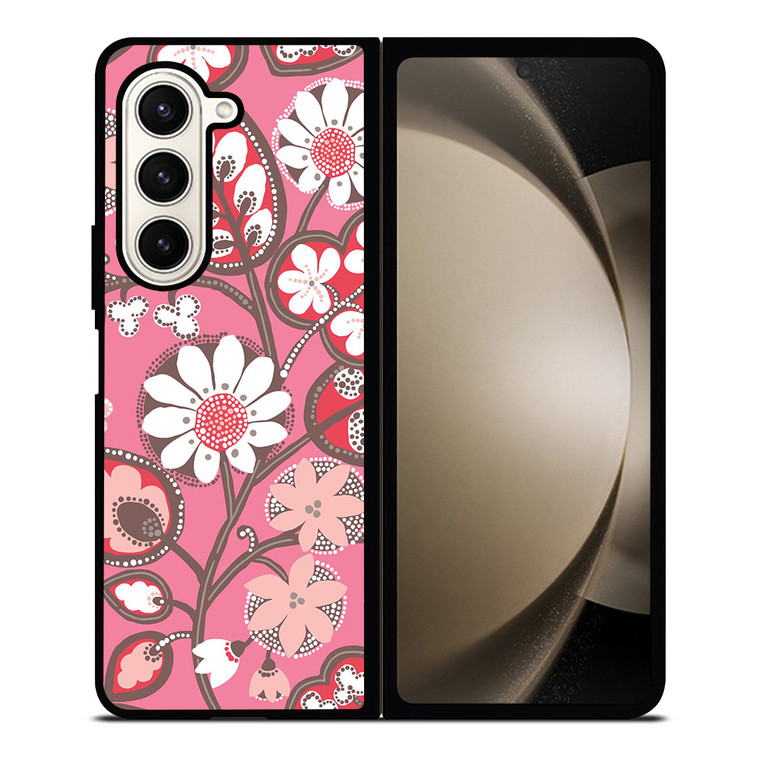BLUSH PINK VERA BRADLEY PRINT Samsung Galaxy Z Fold 5 Case Cover
