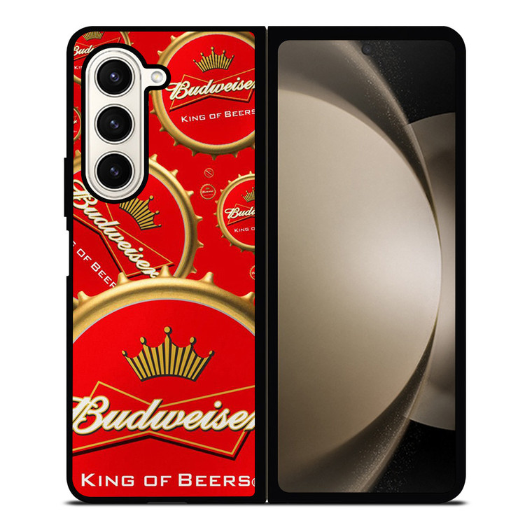 BUDWEISER BOTTLE CAP LOGO Samsung Galaxy Z Fold 5 Case Cover