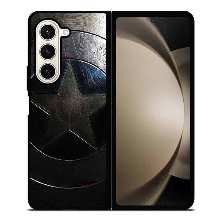 CAPTAIN AMERICA AVENGERS SHIELD Samsung Galaxy Z Fold 5 Case Cover