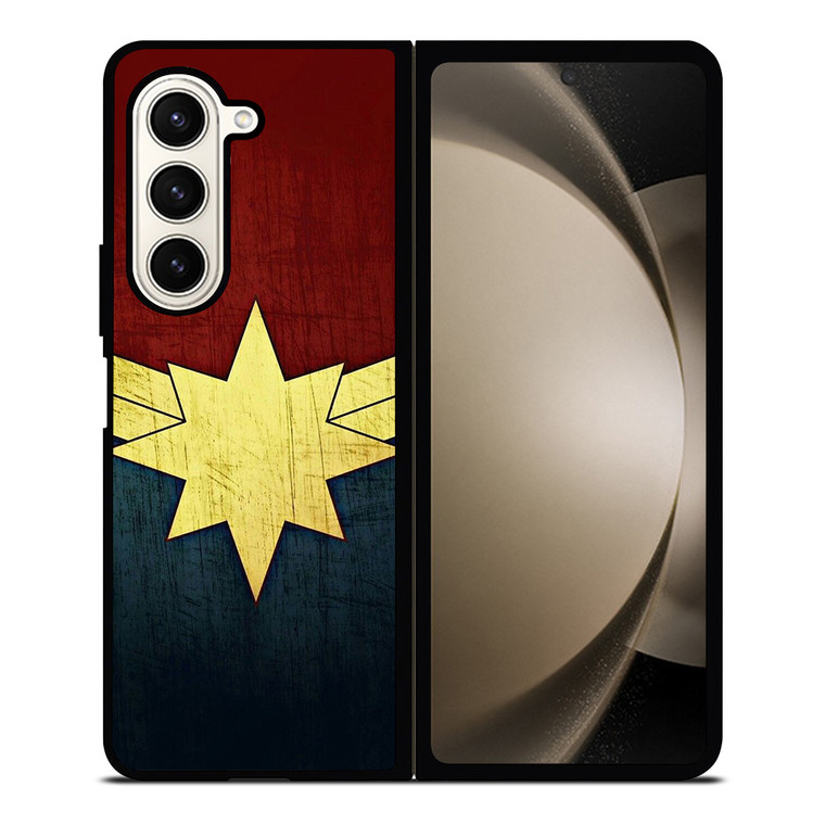 CAPTAIN MARVEL LOGO 2 Samsung Galaxy Z Fold 5 Case Cover