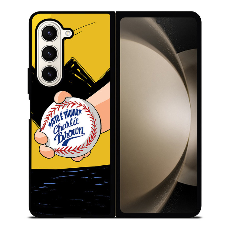 CHARLIE BROWN SNOOPY ISTO E TOQUIO Samsung Galaxy Z Fold 5 Case Cover
