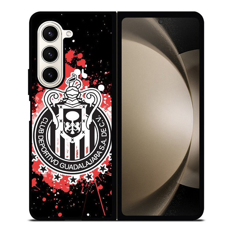 CHIVAS GUADALAJARA FC LOGO ART Samsung Galaxy Z Fold 5 Case Cover