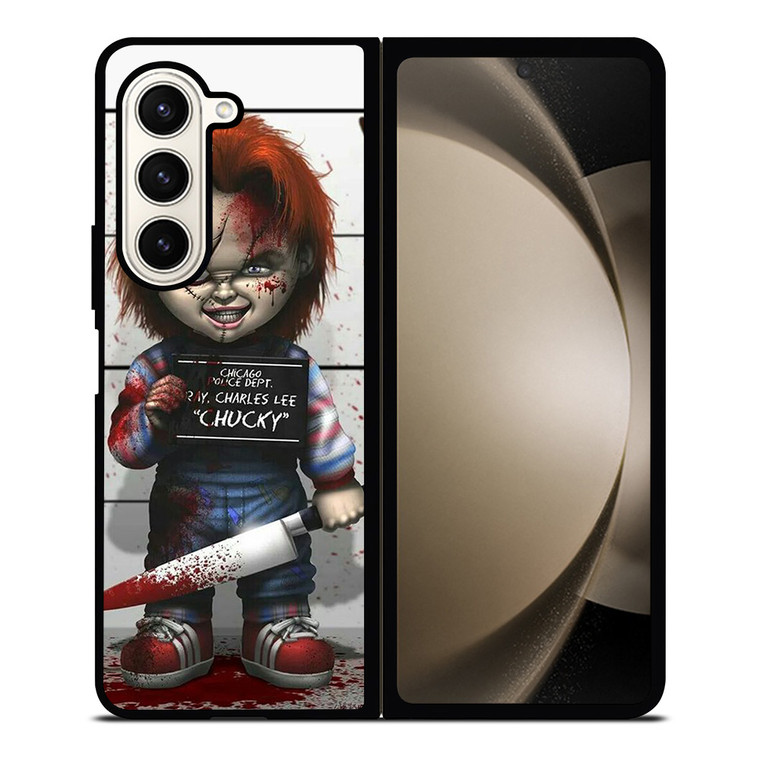 CHUCKY DOLL WITH KNIFE Samsung Galaxy Z Fold 5 Case Cover