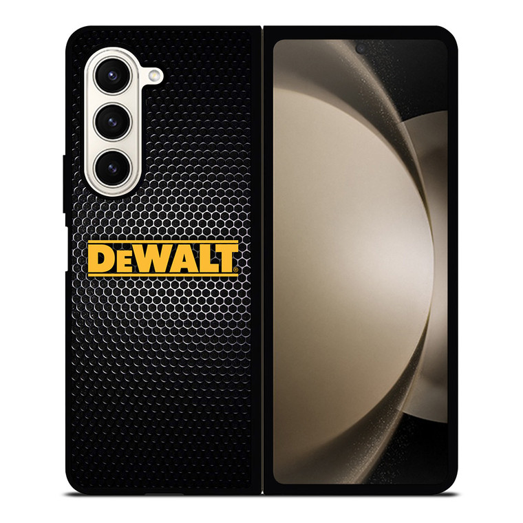 DEWALT LOGO METAL CARBON Samsung Galaxy Z Fold 5 Case Cover