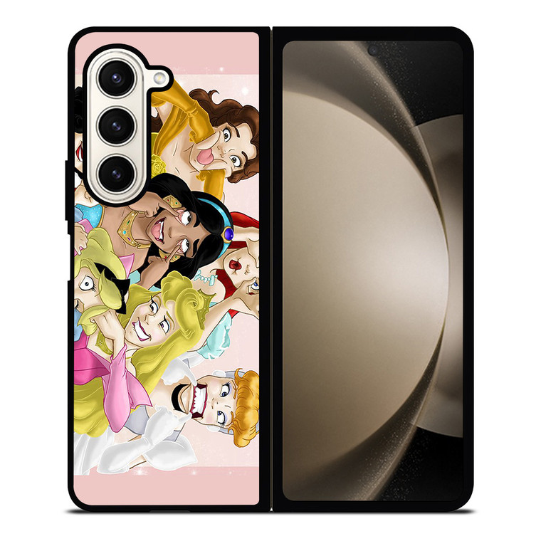 DISNEY PRINCESS FUNNY Samsung Galaxy Z Fold 5 Case Cover