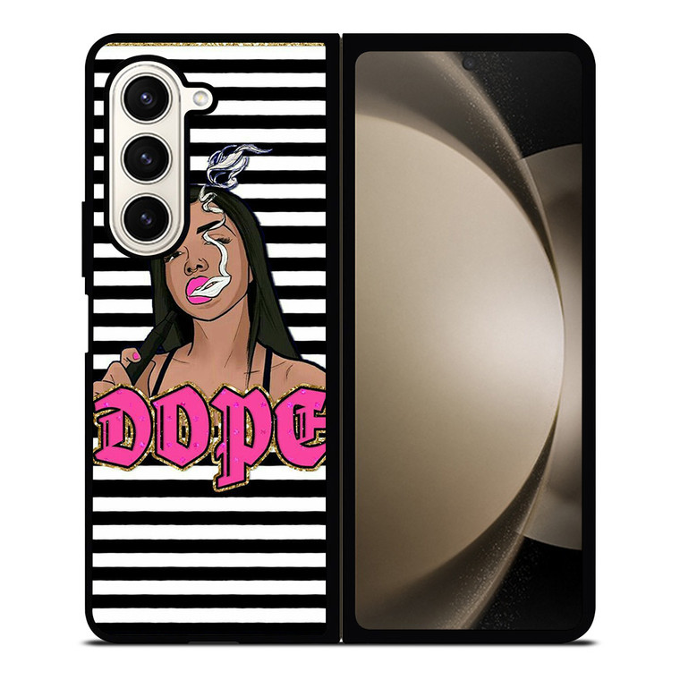 DOPE CIGAR GIRL STRIPE Samsung Galaxy Z Fold 5 Case Cover