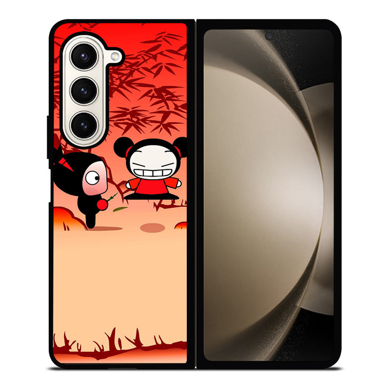 DORAEMON PUCCA Samsung Galaxy Z Fold 5 Case Cover DORAEMON PUCCA Samsung Galaxy Z Fold 5 Case Cover