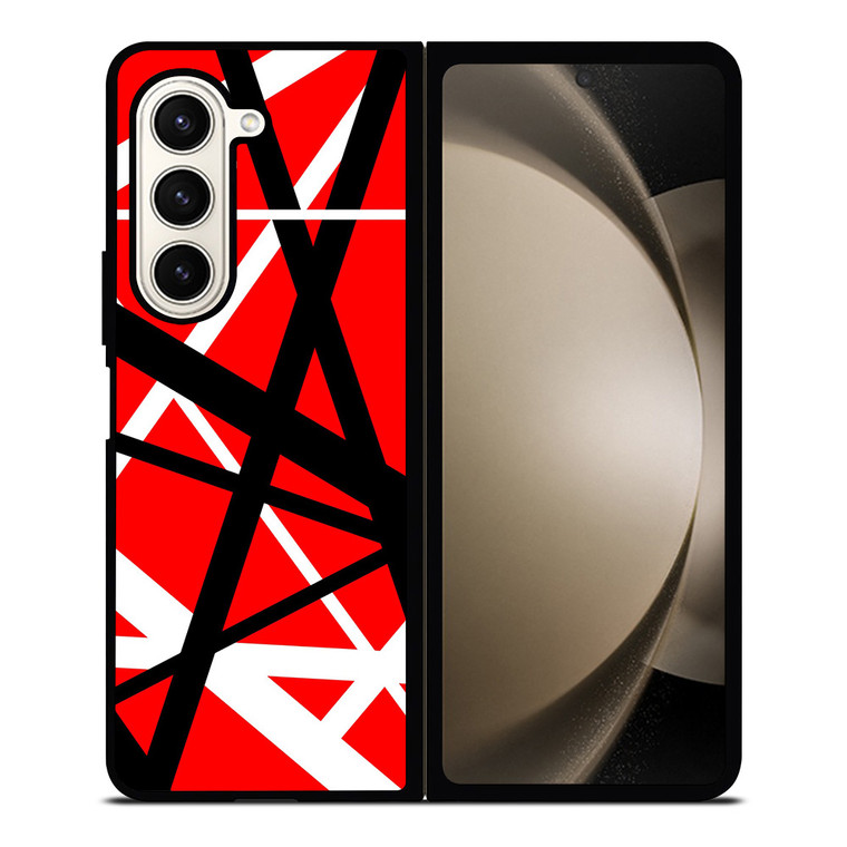 EDDIE VAN HALEN GUITAR STRIPES PATTERN Samsung Galaxy Z Fold 5 Case Cover