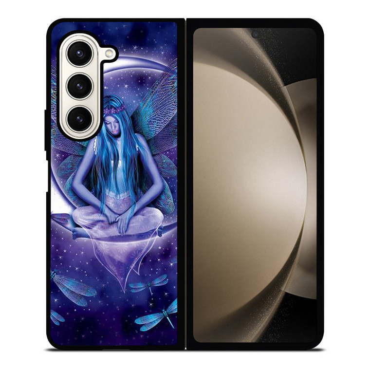 FAIRY DRAGONFLIES ON THE MOON Samsung Galaxy Z Fold 5 Case Cover