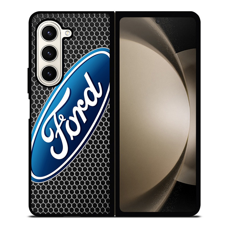 FORD SYMBOLE METAL Samsung Galaxy Z Fold 5 Case Cover