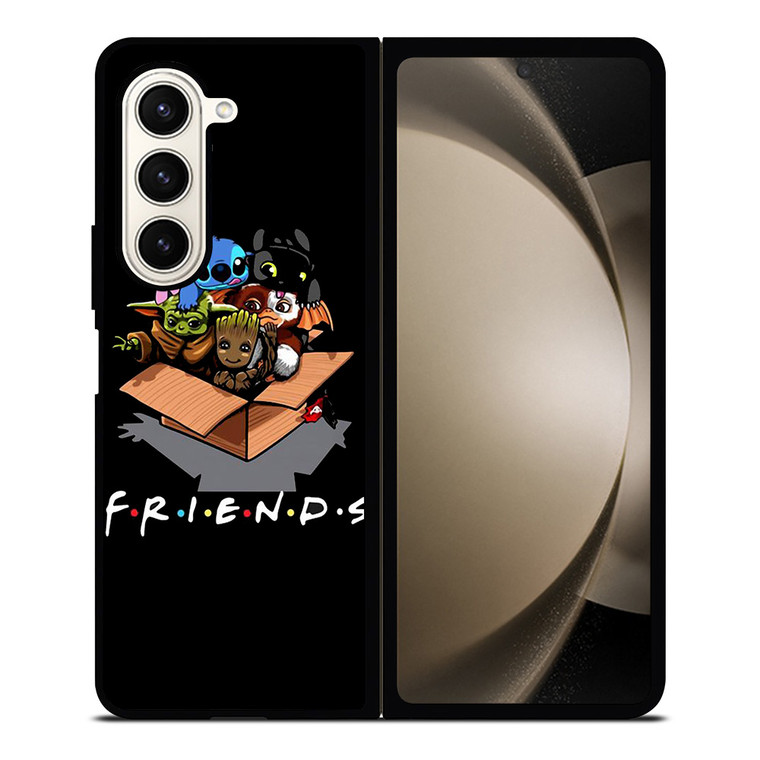 FRIENDS BABY YODA GROOT STITCH TOOTHLESS Samsung Galaxy Z Fold 5 Case Cover FRIENDS BABY YODA GROOT STITCH TOOTHLESS Samsung Galaxy Z Fold 5 Case Cover