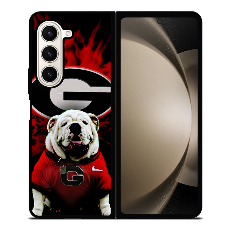 GEORGIA BULDOGS FOOTBALL Samsung Galaxy Z Fold 5 Case Cover