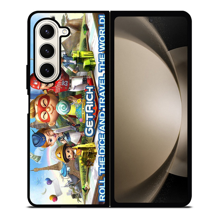 GET RICH GAME Travel The World Samsung Galaxy Z Fold 5 Case Cover