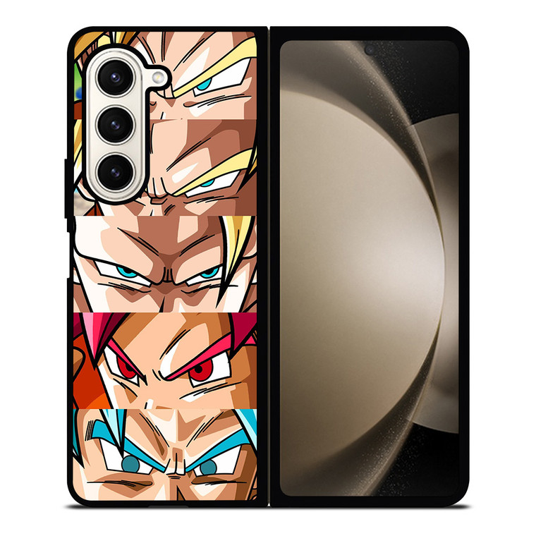 GOKU DRAGON BALL EYE COLLAGE Samsung Galaxy Z Fold 5 Case Cover